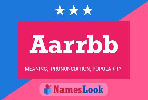 ملصق اسم Aarrbb