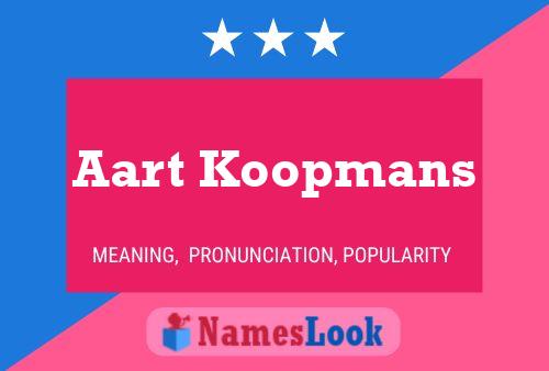 ملصق اسم Aart Koopmans