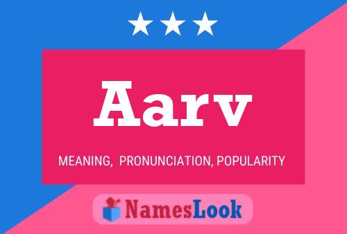 ملصق اسم Aarv