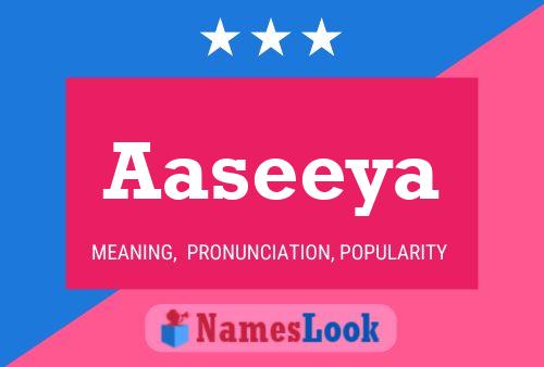 ملصق اسم Aaseeya