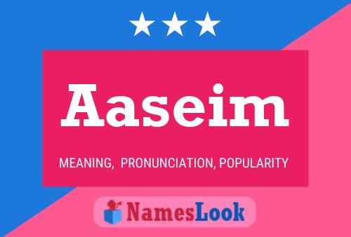 ملصق اسم Aaseim