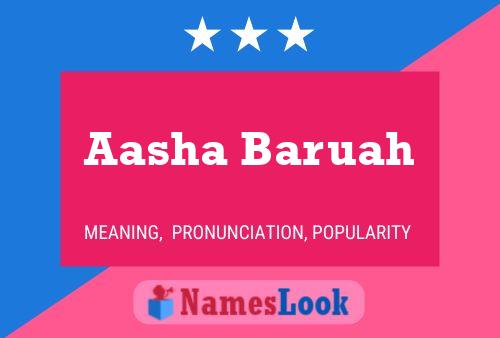 ملصق اسم Aasha Baruah