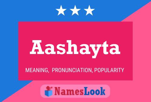 ملصق اسم Aashayta