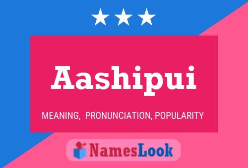 ملصق اسم Aashipui