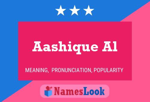 ملصق اسم Aashique Al