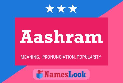 ملصق اسم Aashram