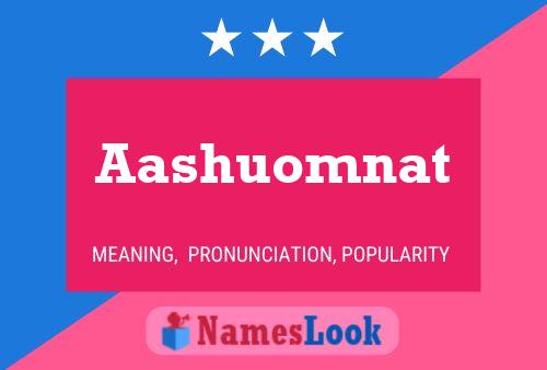 ملصق اسم Aashuomnat