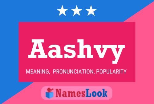 ملصق اسم Aashvy