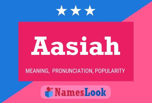 ملصق اسم Aasiah