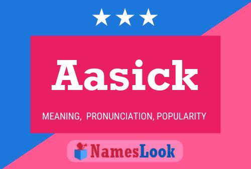 ملصق اسم Aasick