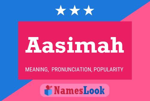 ملصق اسم Aasimah