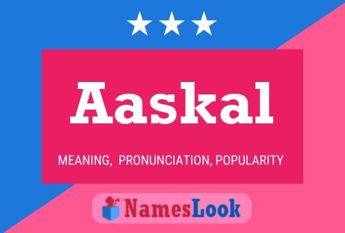 ملصق اسم Aaskal