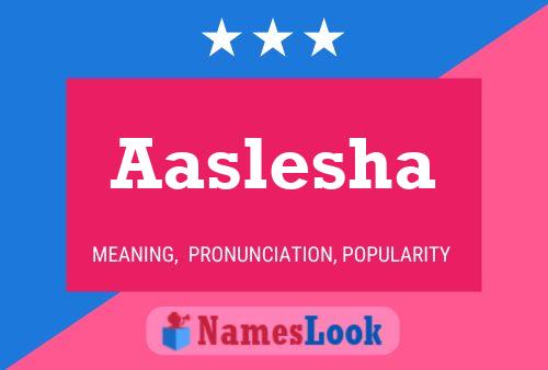 ملصق اسم Aaslesha