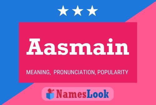 ملصق اسم Aasmain