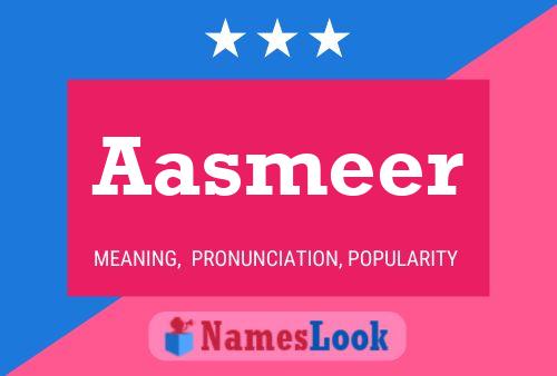 ملصق اسم Aasmeer