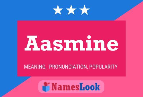 ملصق اسم Aasmine