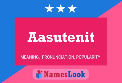 ملصق اسم Aasutenit