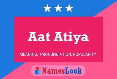 ملصق اسم Aat Atiya