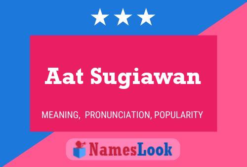 ملصق اسم Aat Sugiawan