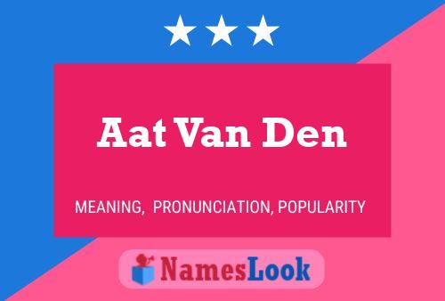 ملصق اسم Aat Van Den