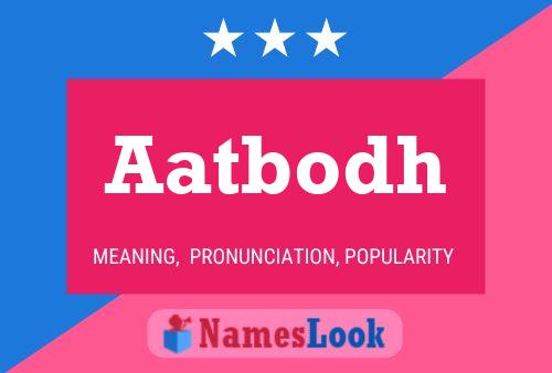 ملصق اسم Aatbodh