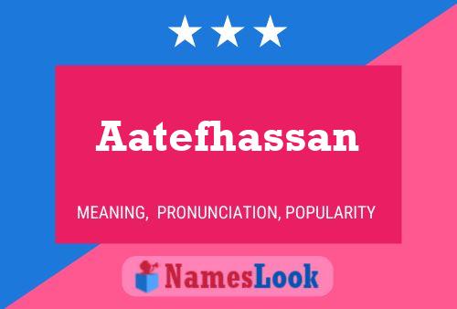 ملصق اسم Aatefhassan