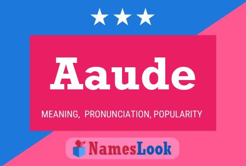 ملصق اسم Aaude