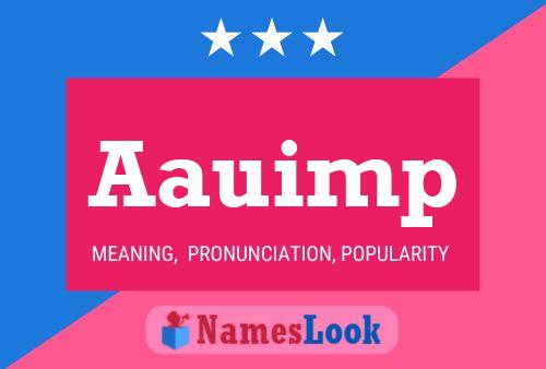 ملصق اسم Aauimp