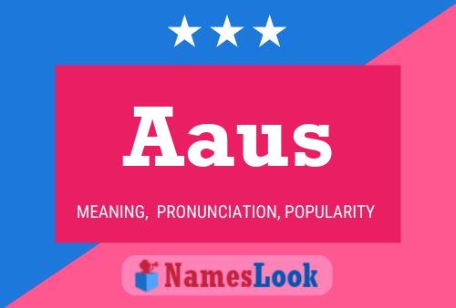 ملصق اسم Aaus