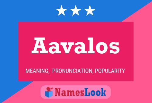 ملصق اسم Aavalos