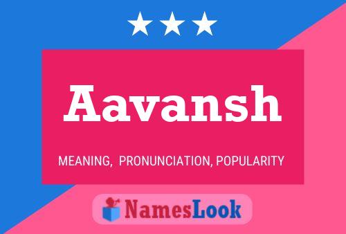 ملصق اسم Aavansh