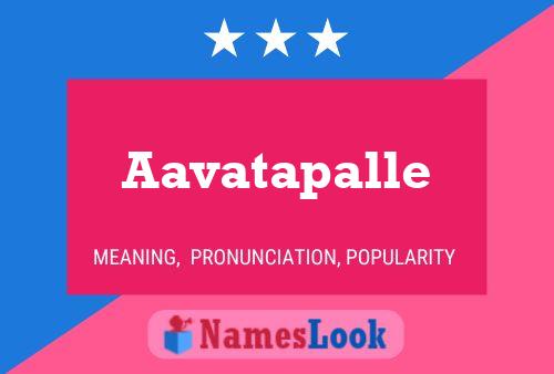 ملصق اسم Aavatapalle