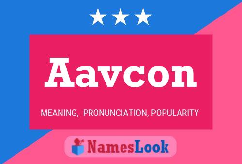 ملصق اسم Aavcon