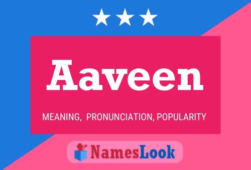 ملصق اسم Aaveen