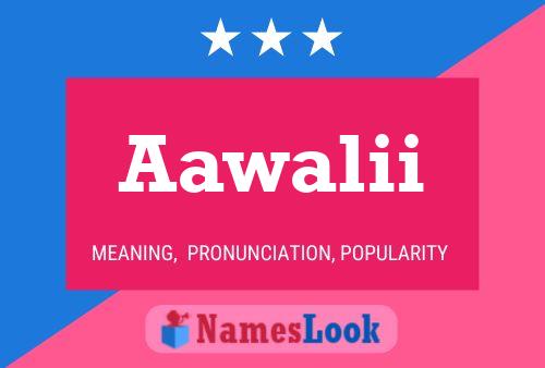 ملصق اسم Aawalii