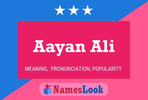 ملصق اسم Aayan Ali