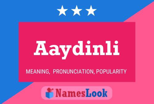 ملصق اسم Aaydinli