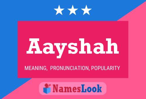 ملصق اسم Aayshah