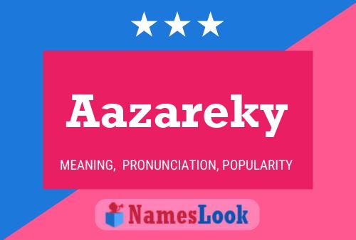 ملصق اسم Aazareky