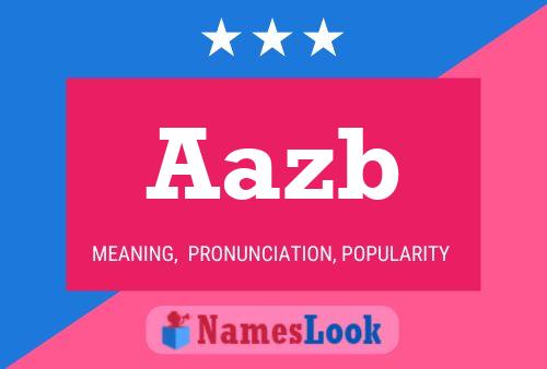 ملصق اسم Aazb