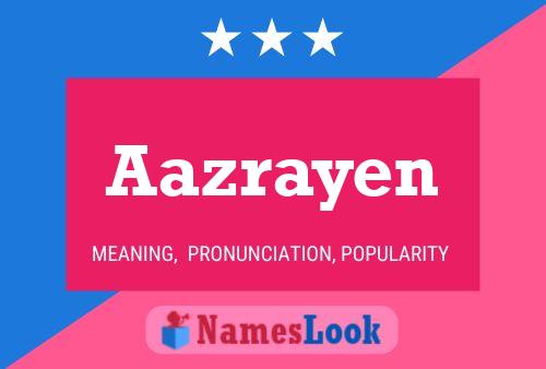 ملصق اسم Aazrayen