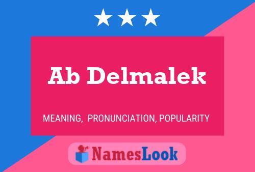 ملصق اسم Ab Delmalek