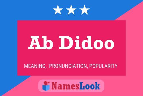 ملصق اسم Ab Didoo