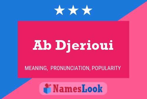 ملصق اسم Ab Djerioui