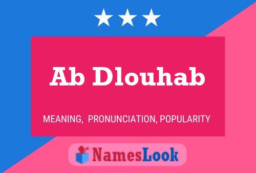 ملصق اسم Ab Dlouhab