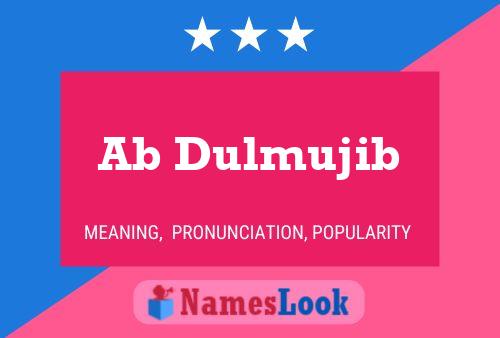 ملصق اسم Ab Dulmujib