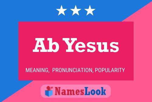 ملصق اسم Ab Yesus