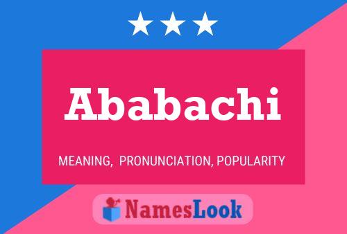 ملصق اسم Ababachi