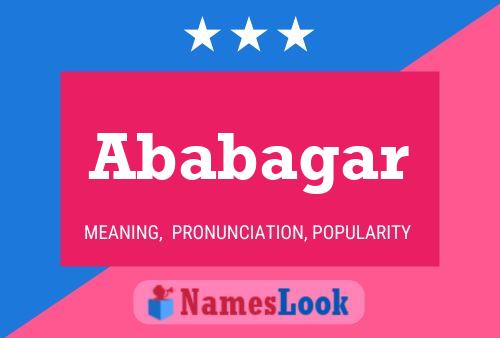 ملصق اسم Ababagar