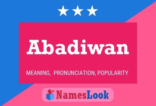 ملصق اسم Abadiwan